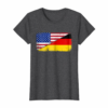 German American Flag T Shirt Oktoberfest Men Deutschland Usa
