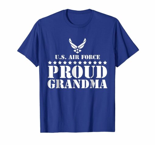 Gift Army Family Proud Grandma Us Air Force T Shirt