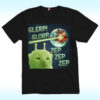 Glerp Glorp Funny Alien Cat Cat Meme Shirt