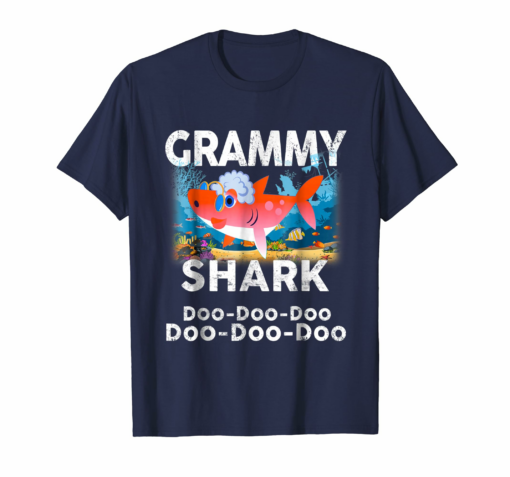 Grammy Shark T Shirt Doo Doo Doo Family Gift T Shirt