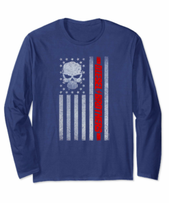 Grungy American Flag Skull Graphic T Shirt Grungy American Flag Skull Graphic T Shirt