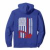 Heavy Equipment Operator Excavator Flag Hoodie