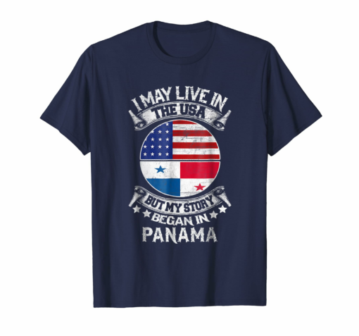 Home Usa Panama Patriot American Panamanian Flag Tshirt