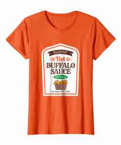 Hot Buffalo Family Sauce Costume Halloween Uniform T Shirt Hot Buffalo Family Sauce Costume Halloween Uniform T Shirt