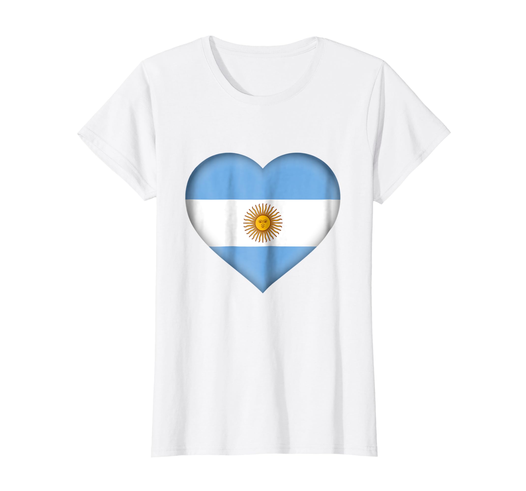 I Love Argentina T Shirt Argentinian Flag Heart Outfit I Love Argentina T Shirt Argentinian Flag Heart Outfit