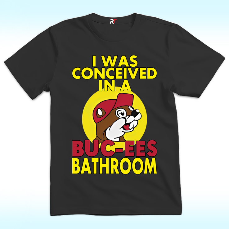 I Was Conceived Buc-ee’s Bathroom Shirt I Was Conceived Buc-ee’s Bathroom Shirt