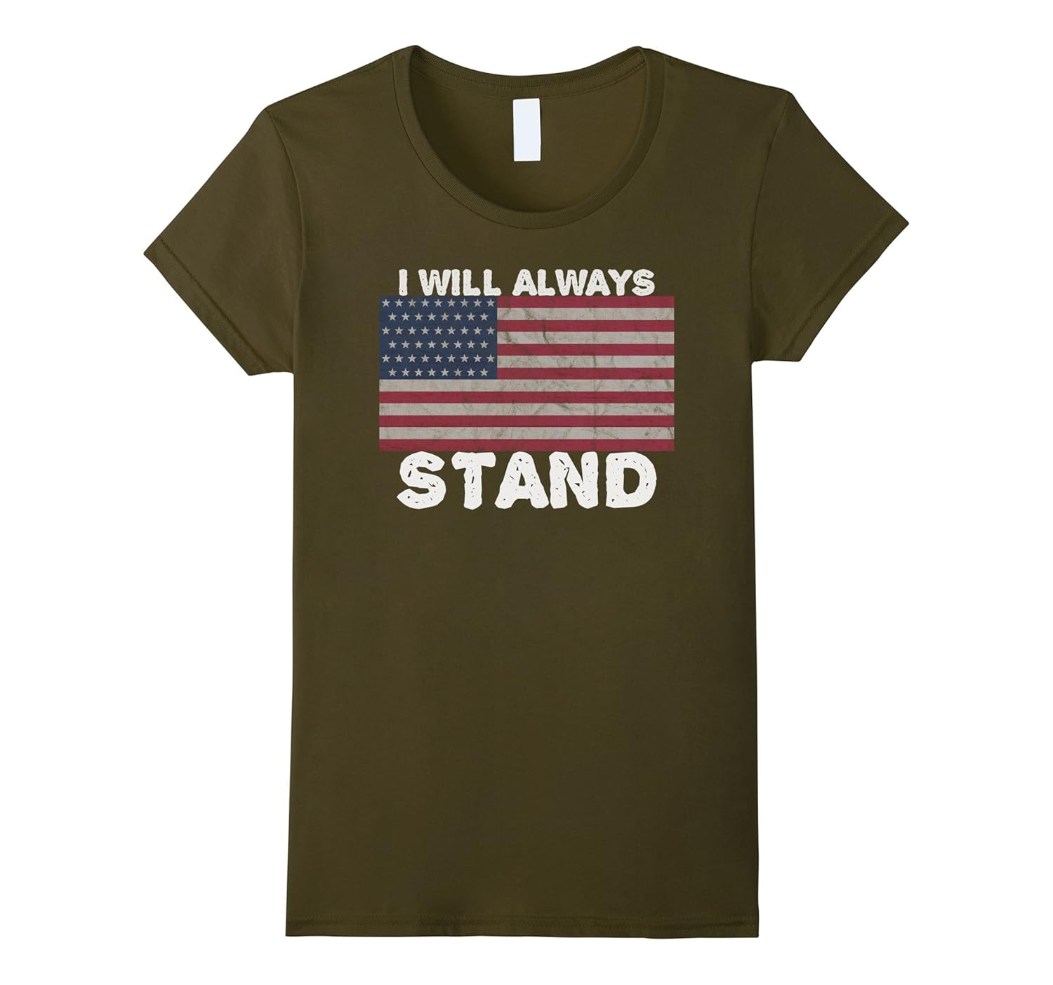 I Will Always Stand For The Flag Tee Shirt I Will Always Stand For The Flag Tee Shirt