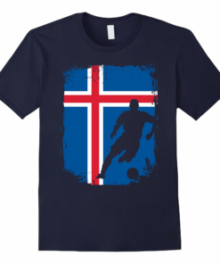 Iceland Flags Football 2018 T Shirt Iceland Flags Football 2018 T Shirt