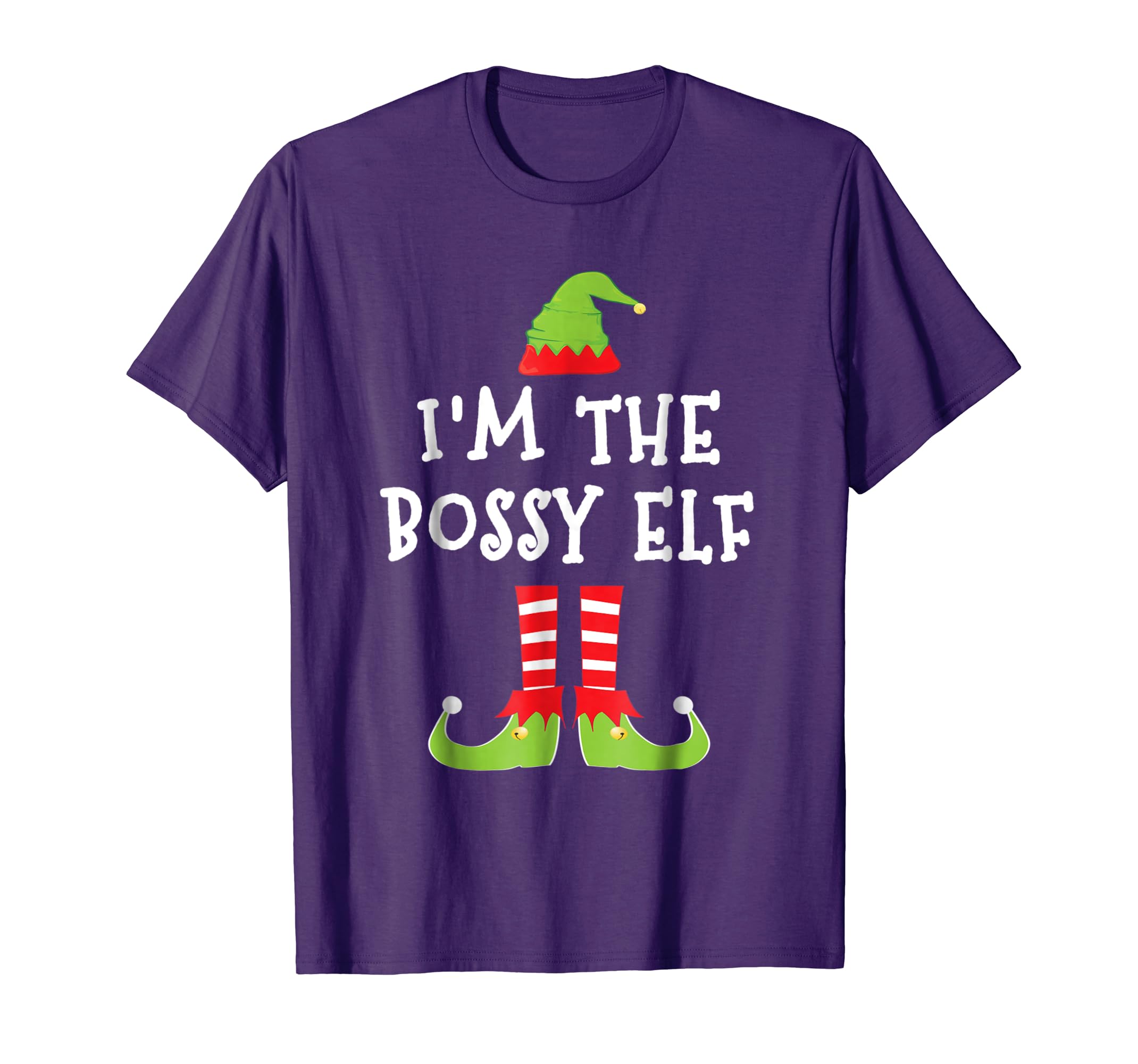 Im The Bossy Elf Matching Family Elf Christmas T Shirt Im The Bossy Elf Matching Family Elf Christmas T Shirt