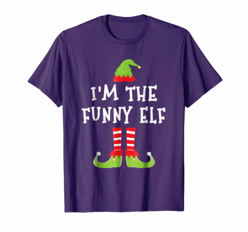 Im The Funny Elf Matching Family Elf Christmas T Shirt