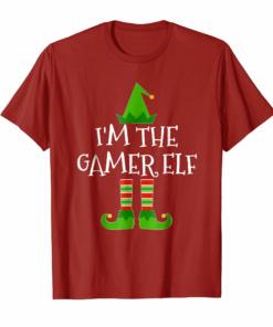Im The Gamer Elf Matching Family Group Christmas Tshirt Im The Gamer Elf Matching Family Group Christmas Tshirt