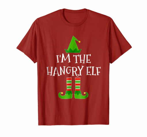 Im The Hangry Elf Matching Family Group Christmas T Shirt