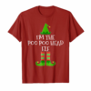 Im The Poo Poo Head Elf Matching Family Christmas T Shirt