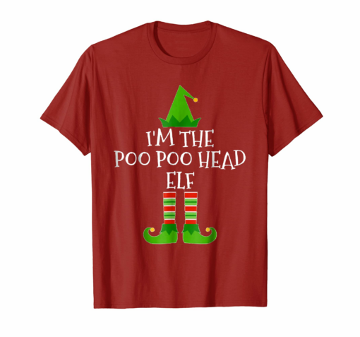 Im The Poo Poo Head Elf Matching Family Christmas T Shirt