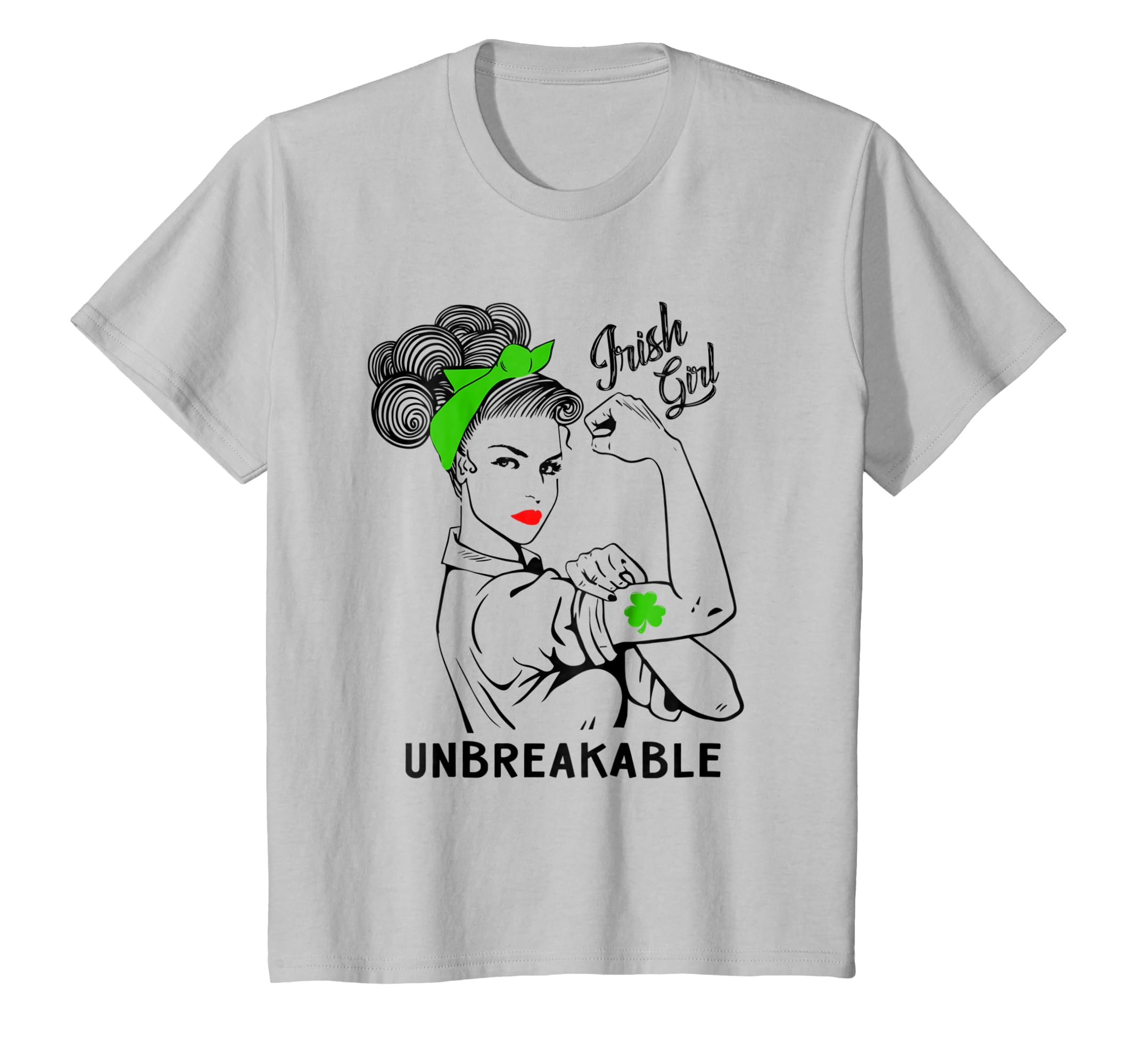 Irish Girl Unbreakable T Shirt Heritage Ireland Flag Gift Irish Girl Unbreakable T Shirt Heritage Ireland Flag Gift