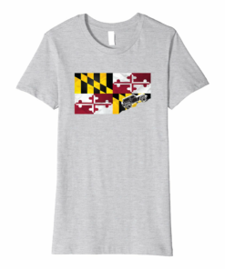 Jeep Maryland Flag T Shirt Jeep Maryland Flag T Shirt