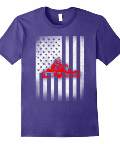 Kart Racing Shirt Us Flag Kart Racing Shirt Us Flag