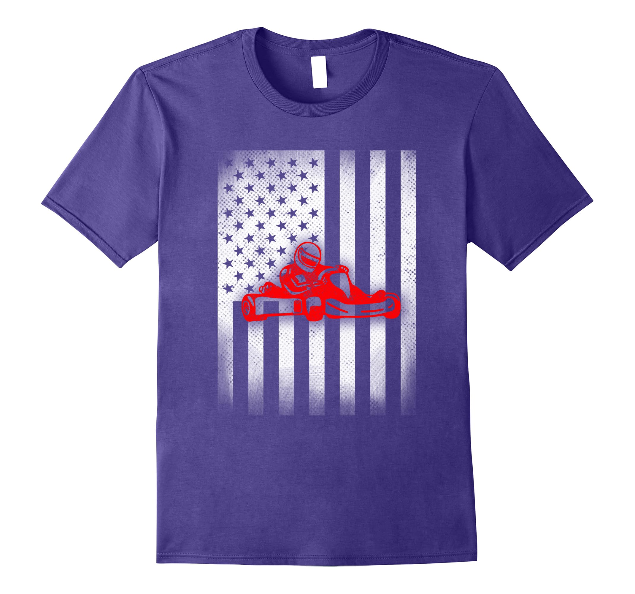Kart Racing Shirt Us Flag Kart Racing Shirt Us Flag