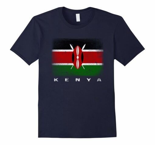Kenyan Flag T Shirt Kenya Shirt
