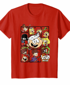 Kids The Loud House Loud Family In Box Frames T Shirt Kids The Loud House Loud Family In Box Frames T Shirt