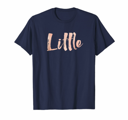 Little Sorority Shirt Big Reveal Sister Family Lines Tshirt