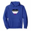 Love Heart Asexual Flag Hoodie Asexuality Ace Pride Hoody