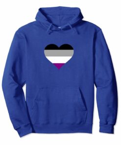 Love Heart Asexual Flag Hoodie Asexuality Ace Pride Hoody Love Heart Asexual Flag Hoodie Asexuality Ace Pride Hoody