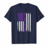 Lupus American Flag Shirt Her Fight Is My Fight Purple