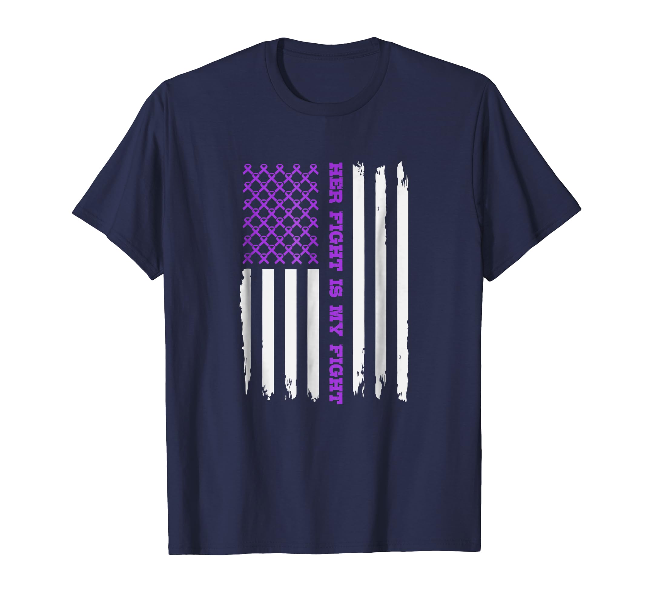 Lupus American Flag Shirt Her Fight Is My Fight Purple Lupus American Flag Shirt Her Fight Is My Fight Purple