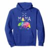 Mama Bear Hoodie Tie Dye Family Vacation Camping