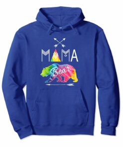Mama Bear Hoodie Tie Dye Family Vacation Camping Mama Bear Hoodie Tie Dye Family Vacation Camping