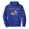 Maryland Crab Flag Hoodie Pride Of The Chesapeake