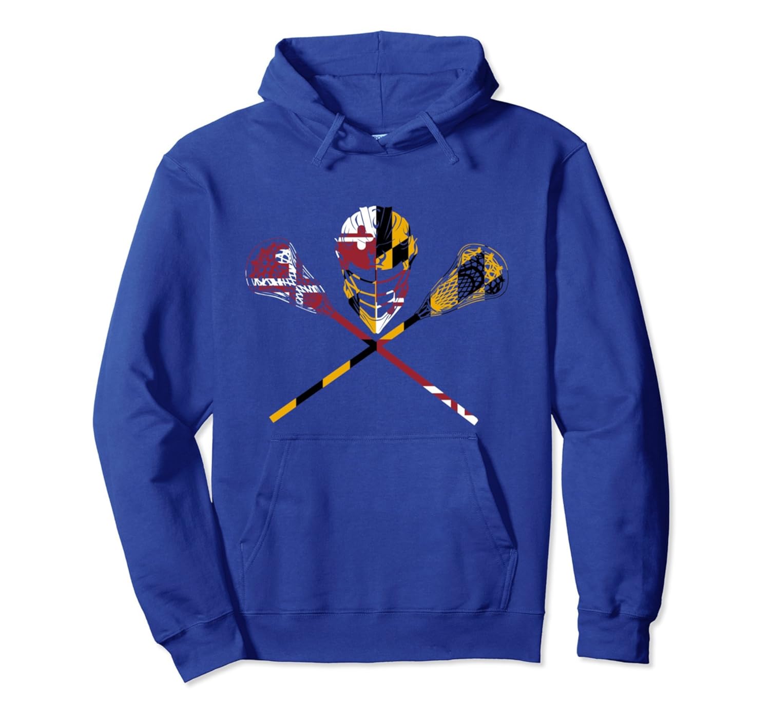 Maryland Flag Lacrosse Boys Hoodie Mens College Lax Stick Maryland Flag Lacrosse Boys Hoodie Mens College Lax Stick
