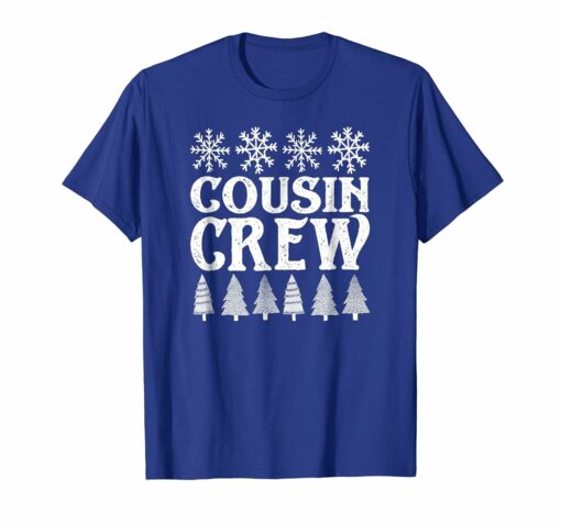 Matching Family Christmas Cousin Crew Shirt