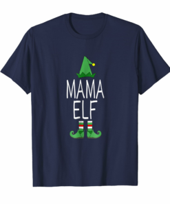Matching Family Christmas Shirt Funny Mama Elf Gift Matching Family Christmas Shirt Funny Mama Elf Gift