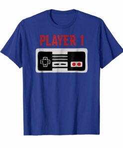 Matching Family Shirt Player 1 Video Game Shirt Matching Family Shirt Player 1 Video Game Shirt