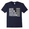 Mens Bacon Freedom T Shirt Black