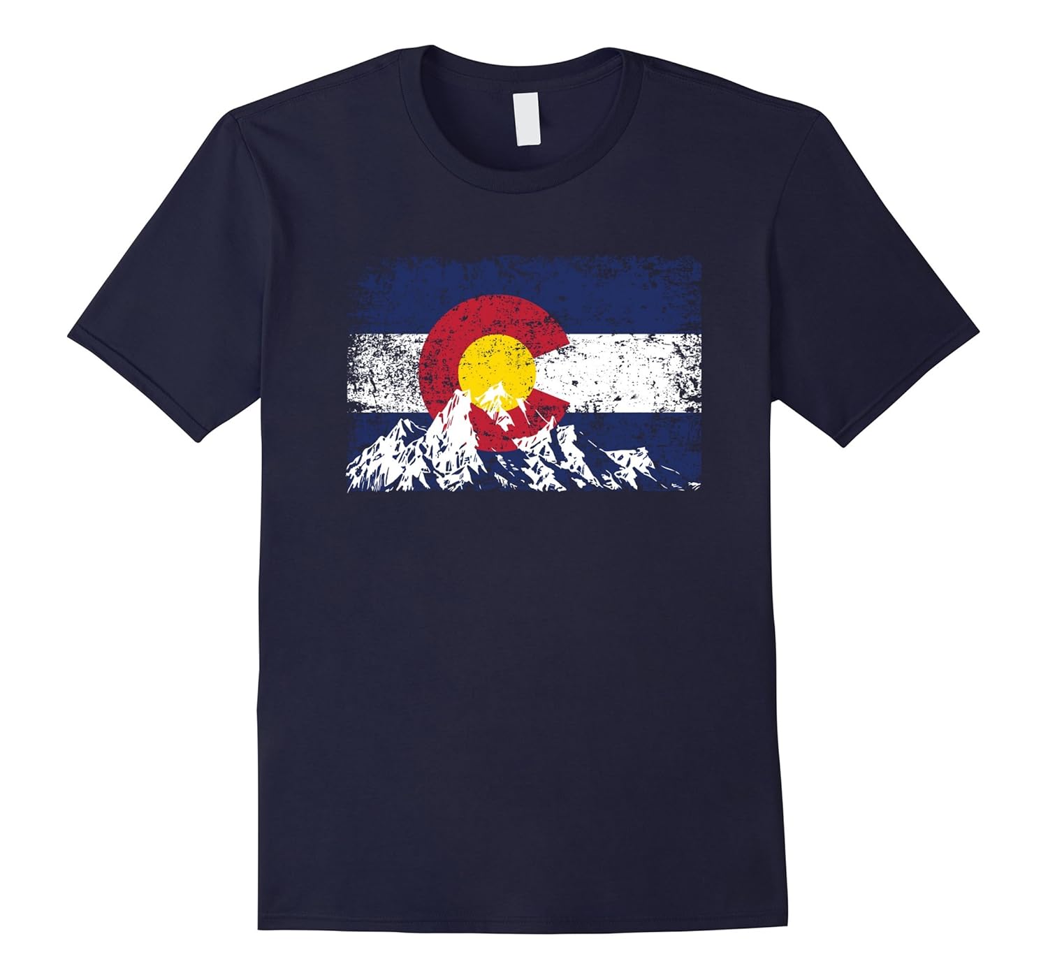 Mens Colorado Flag Mountain T Shirt Mens Colorado Flag Mountain T Shirt