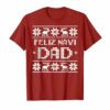 Mens Feliz Navi Dad Navidad Shirt Matching Family Christmas Gift
