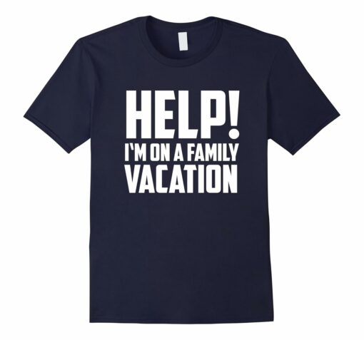 Mens Help Family Vacation Shirt