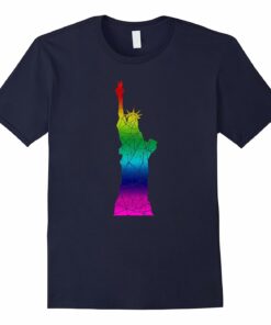 Mens Rainbow Statue Liberty Large Mens Rainbow Statue Liberty Large