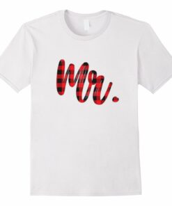 Mens Red Plaid Mr Mrs Bear Matching Family Pajama T Shirt Mens Red Plaid Mr Mrs Bear Matching Family Pajama T Shirt