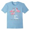 Merry Christmas Flamingo T Shirt Family Holiday Vacation Tee