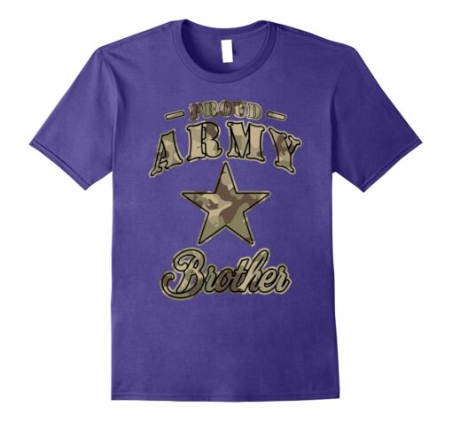 Military Camouflage Army Brother T Shirts