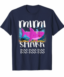 Mimi Shark Family Shark Shirt Doo Doo Doo Mothers Gift Mimi Shark Family Shark Shirt Doo Doo Doo Mothers Gift
