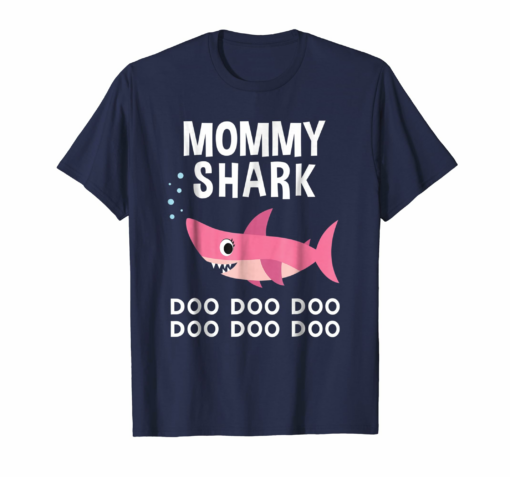 Mommy Shark Doo Doo Shirt For Matching Family Pajamas