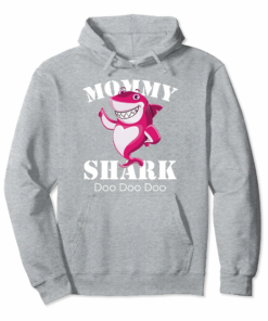 Mommy Shark Hoodie Mom Mama Matching Family Shark Mommy Shark Hoodie Mom Mama Matching Family Shark