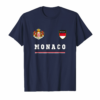 Monaco T Shirt Sportsoccer Jersey Tee Flag Football