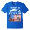 My Grandpa Is A Proud Veteran American Flag Soldiers T Shirt