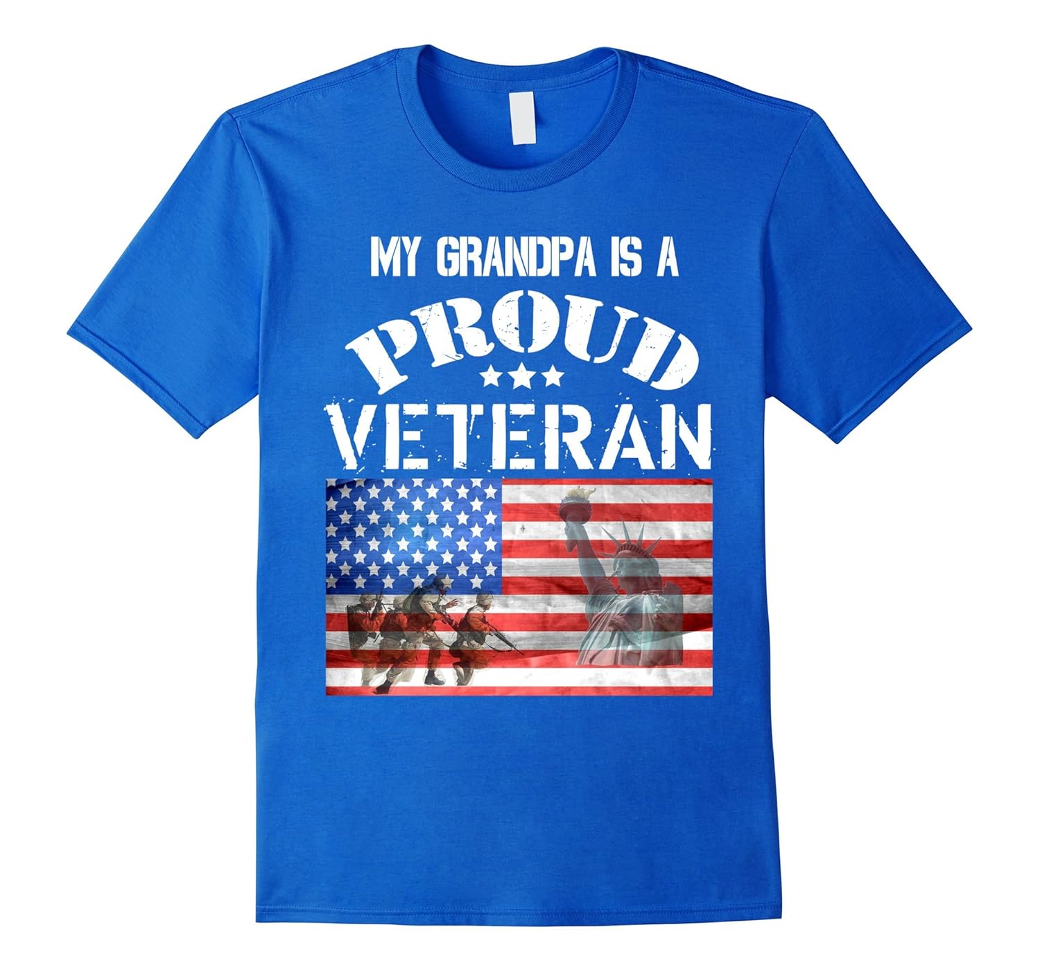 My Grandpa Is A Proud Veteran American Flag Soldiers T Shirt My Grandpa Is A Proud Veteran American Flag Soldiers T Shirt